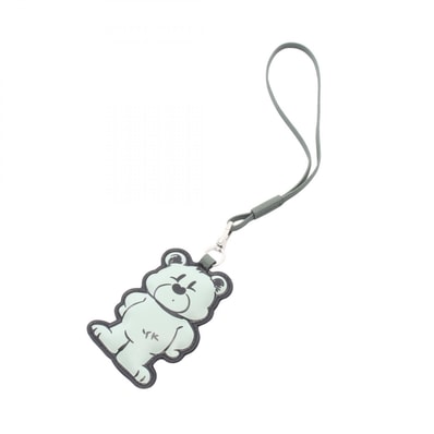 ヴァレクストラ Valextra ベア チャーム アクセサリー レザー レディース グリーン系 / ブラック系 【中古】