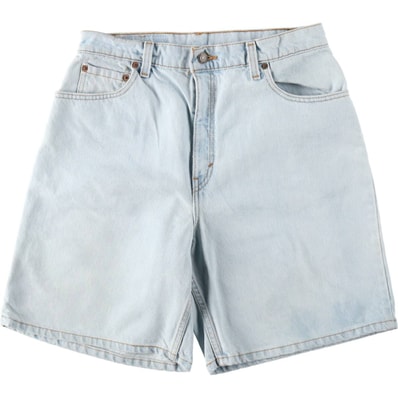 古着 90年代 リーバイス Levi's 551 RELAXED FIT デニムショーツ ショートパンツ USA製 レディースXL(w31)相当 ヴィンテージ/eaa646998