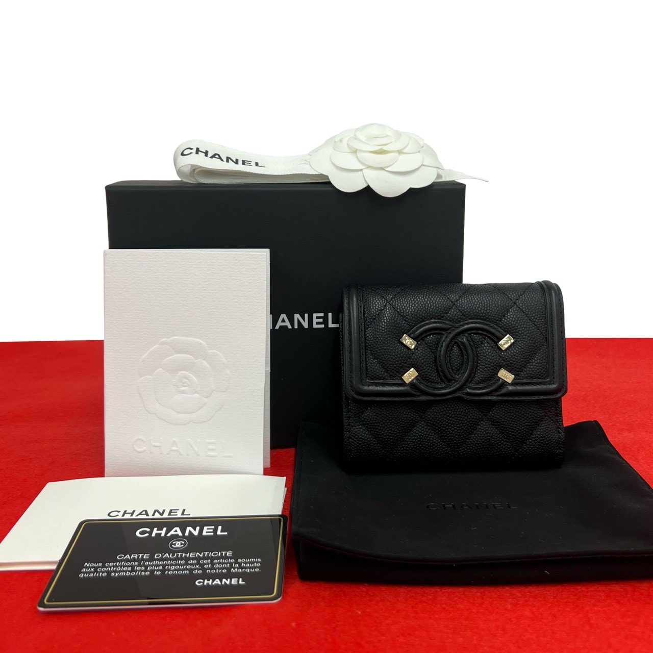 B (目立った傷や汚れなし)】CHANEL シャネル CCフィリグリー ココ