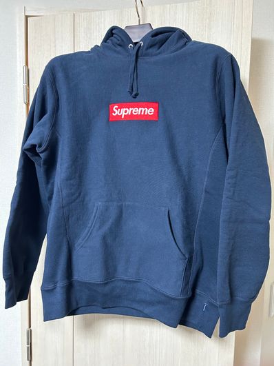Supreme Box Logo Hooded Sweatshirt "Navy" (16FW)