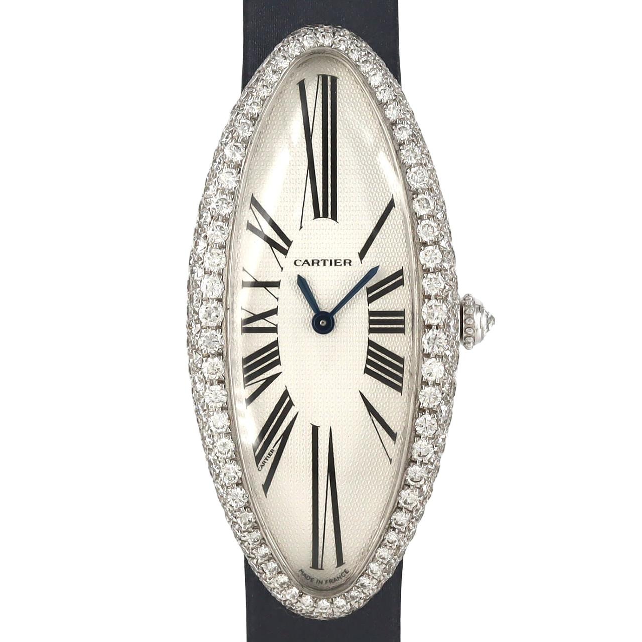 カルティエ ベニュワールアロンジェ WG/4D WB510931 WG 手巻