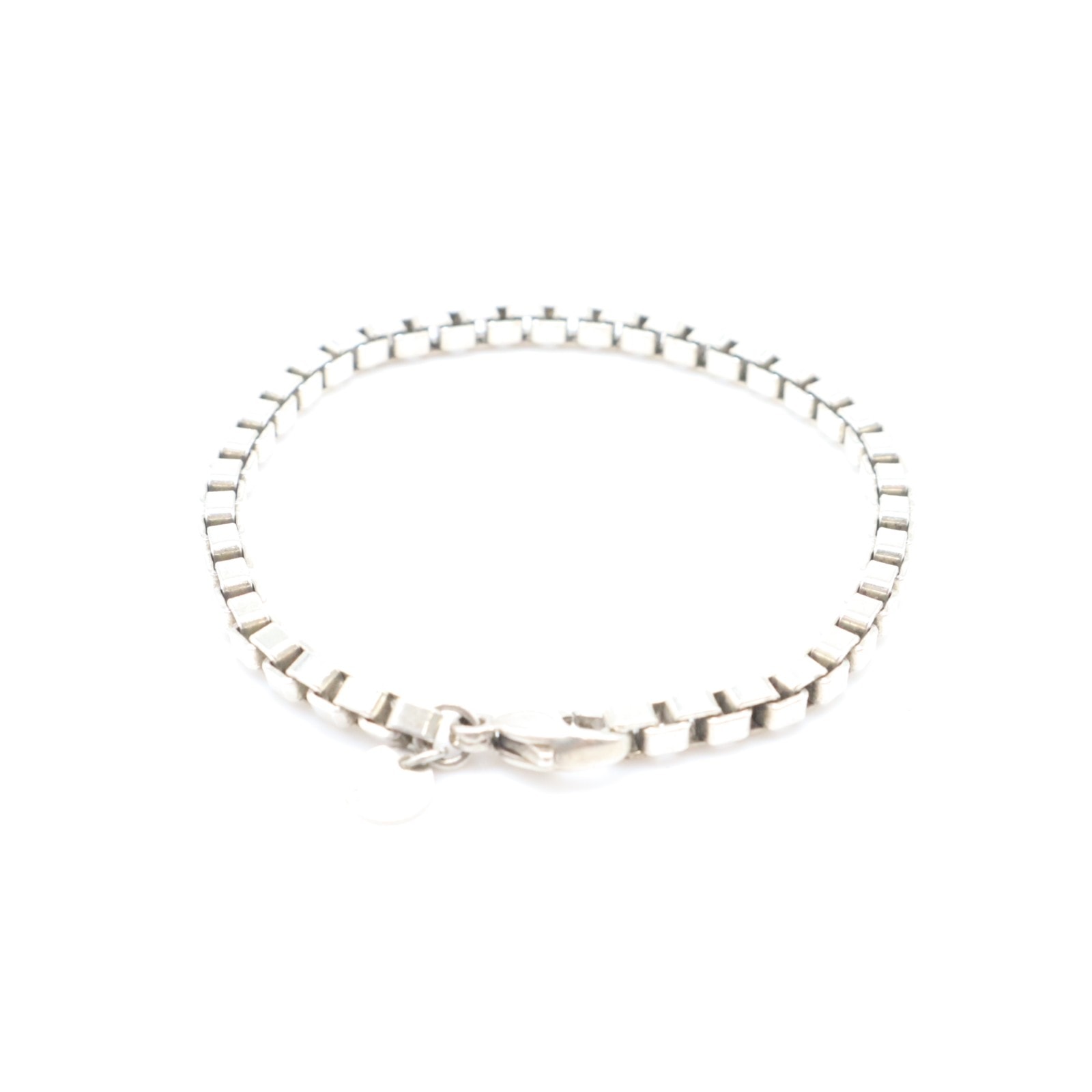 美品 TIFFANY&Co. ティファニー ベネチアン リンク ブレスレット 925 ブレスレット シルバー シルバー レディース