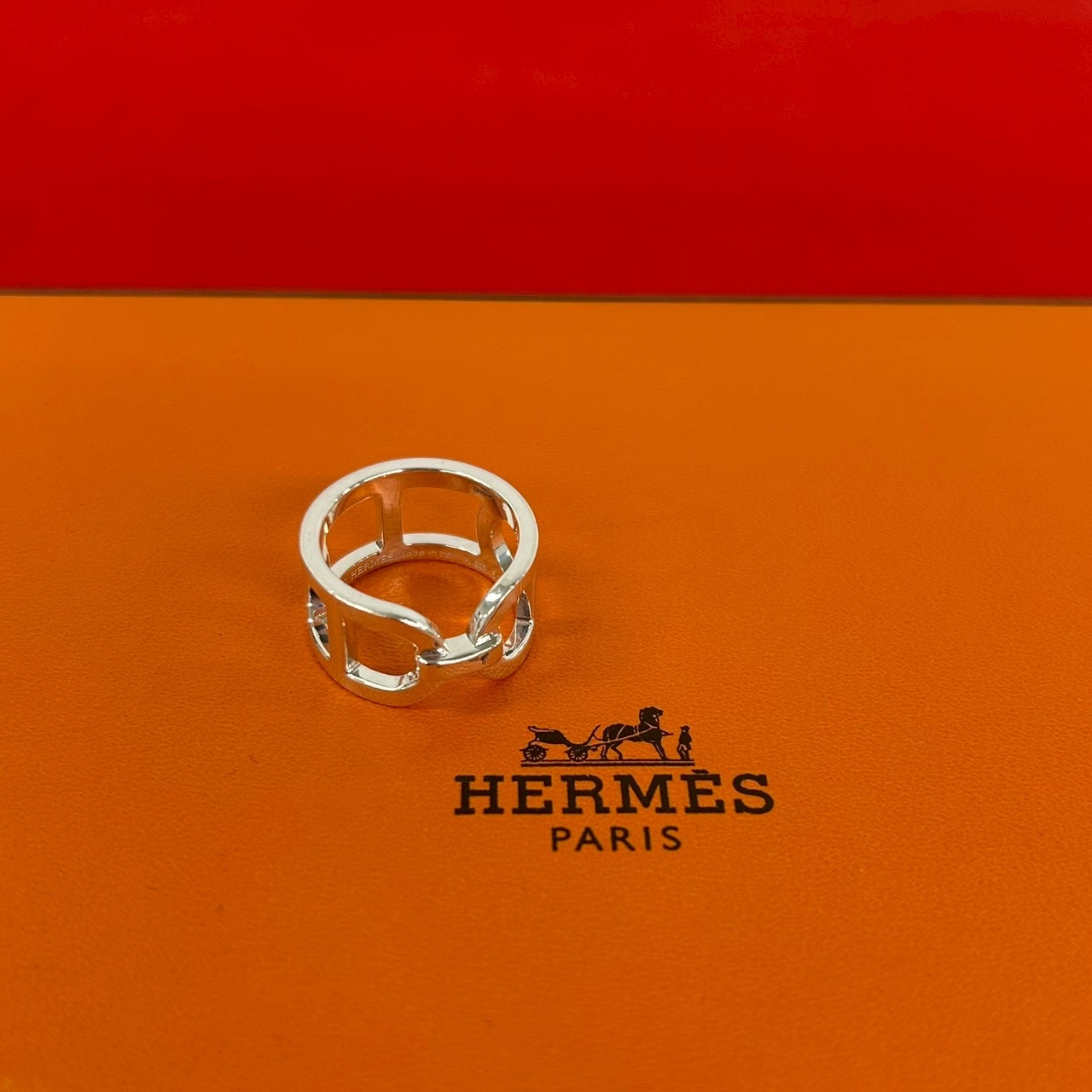 HERMES エルメス エヴァー シェーヌダンクル リング シルバー925 リング・指輪 10号 シルバー
 35505