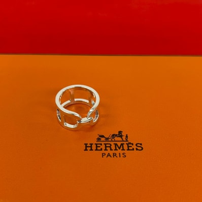 HERMES エルメス エヴァー シェーヌダンクル リング シルバー925 リング・指輪 10号 シルバー
35505