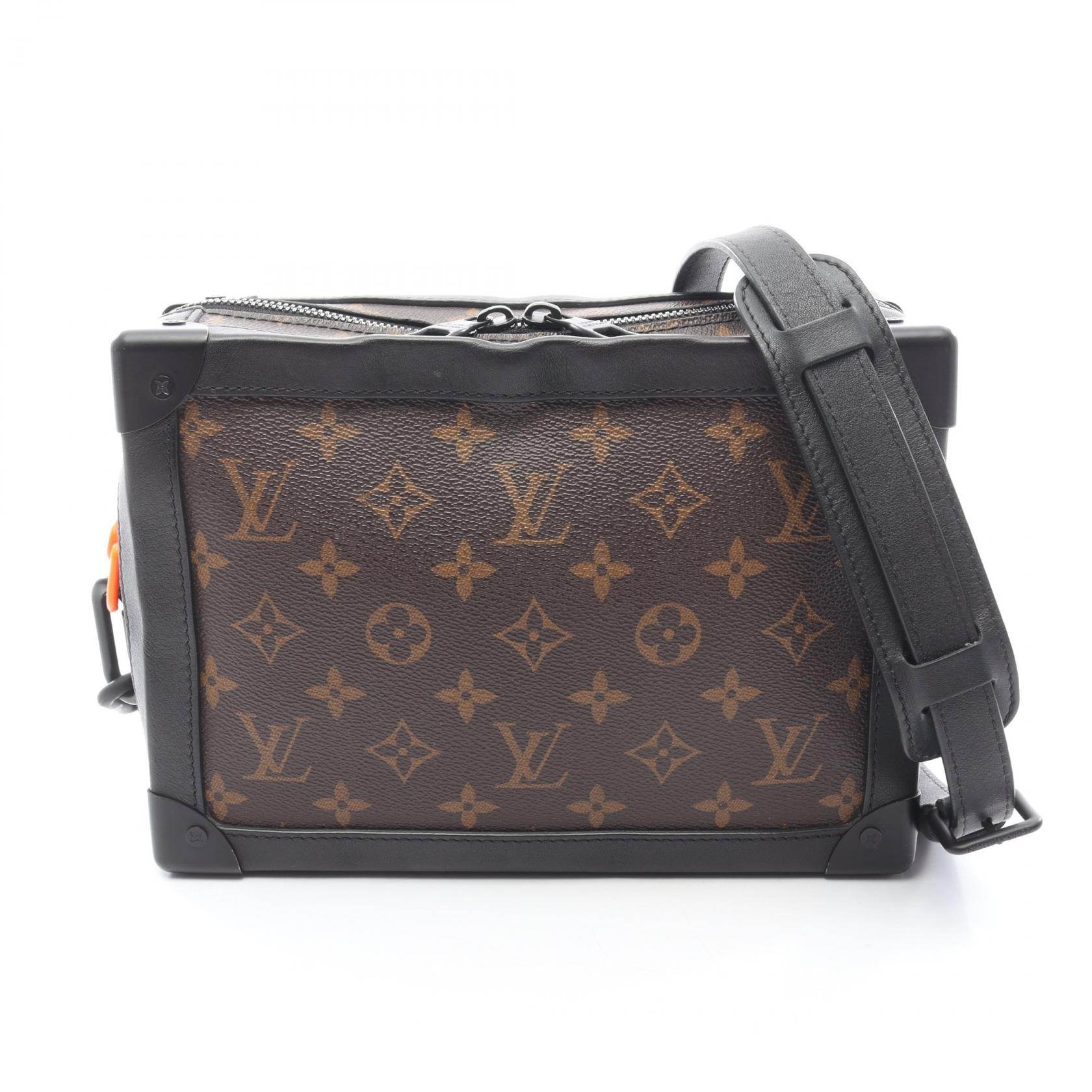 ルイ・ヴィトン LOUIS VUITTON ソフトトランク ショルダーバッグ バッグ PVCコーティングキャンバス レザー モノグラム・ソーラー メンズ ブラウン系 / ブラック系 M44427 【中古】