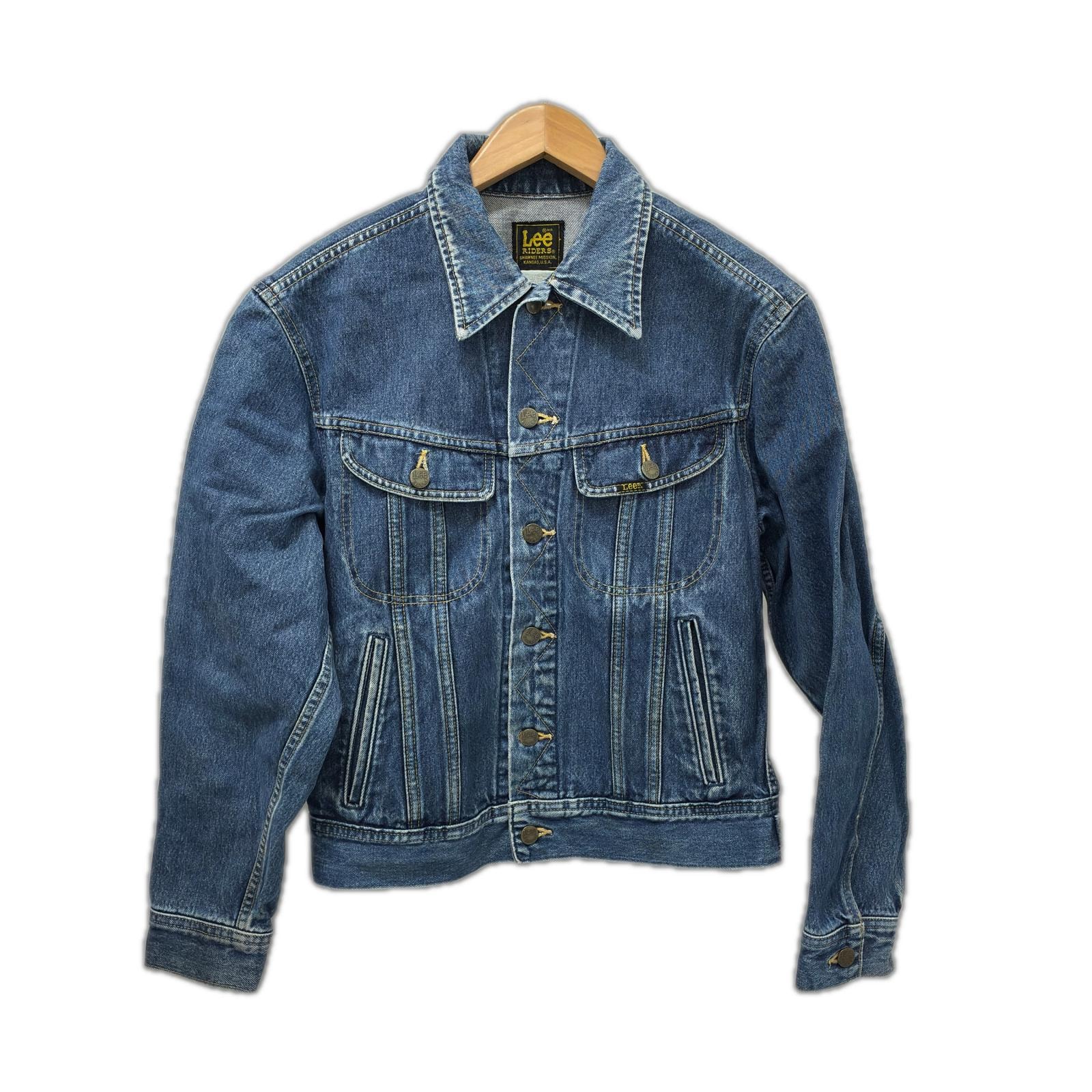 LEE リ ジャケット デニムジャケット SIZE M 古着 LeeRIDERS 101J 復刻 0424 インディゴ