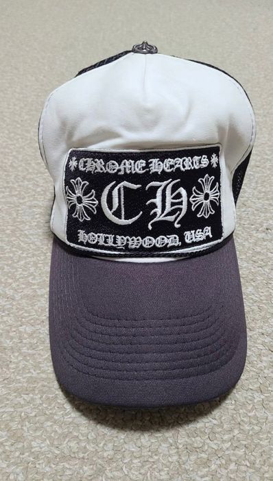 Chrome Hearts Trucker Cap CH "Black/White"