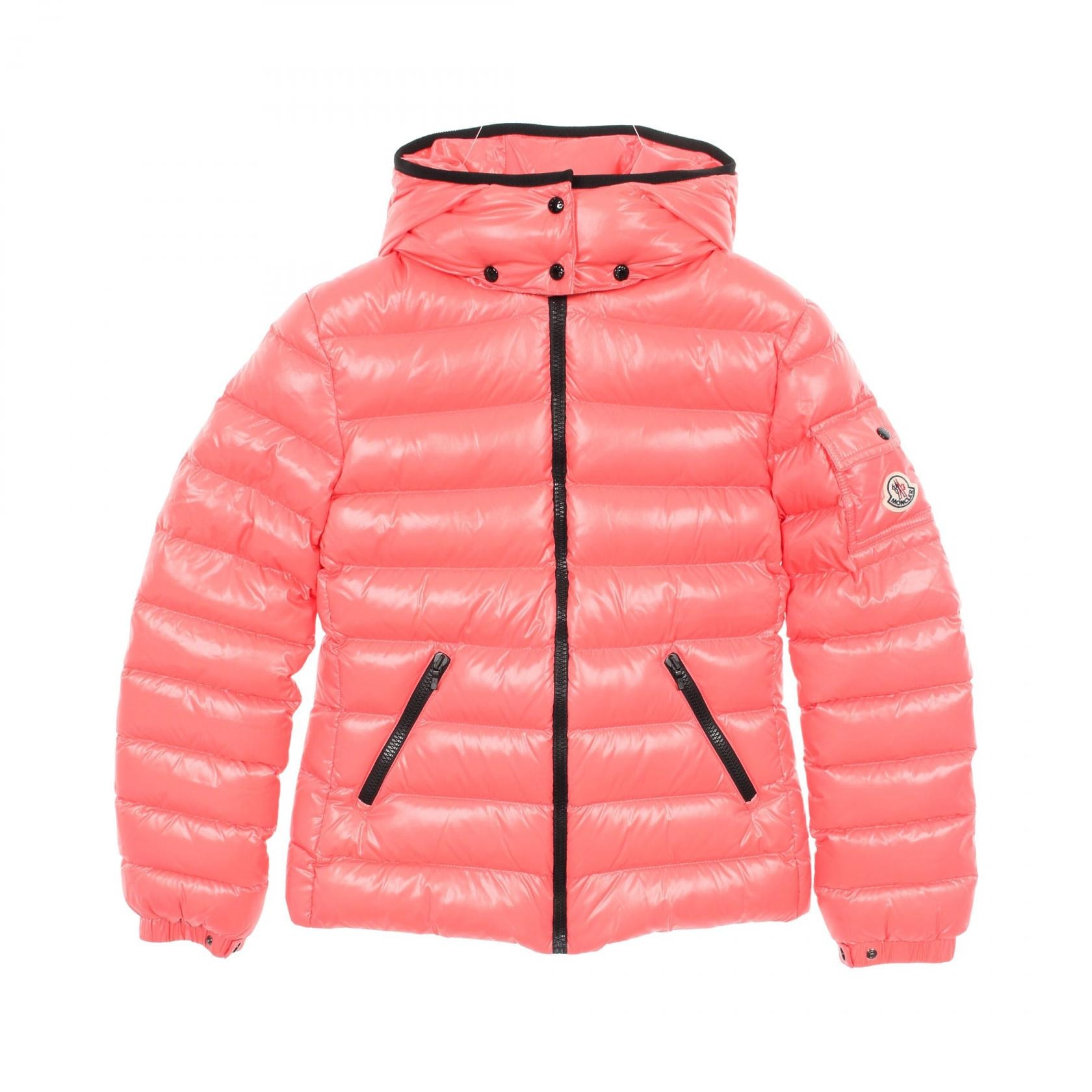 モンクレール MONCLER BADY ダウンジャケット 衣料品 アウター ナイロン レディース ピンク系 【中古】