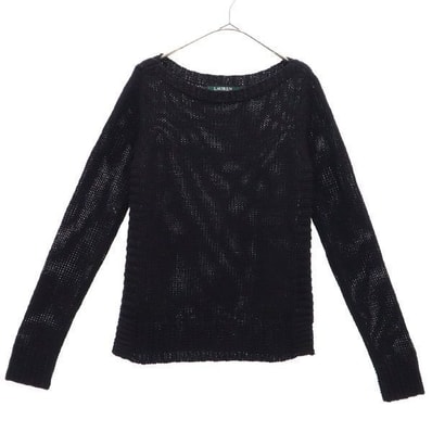 LAUREN RALPH LAUREN ローレンラルフローレン 長袖 セーター XS ブラック ニット