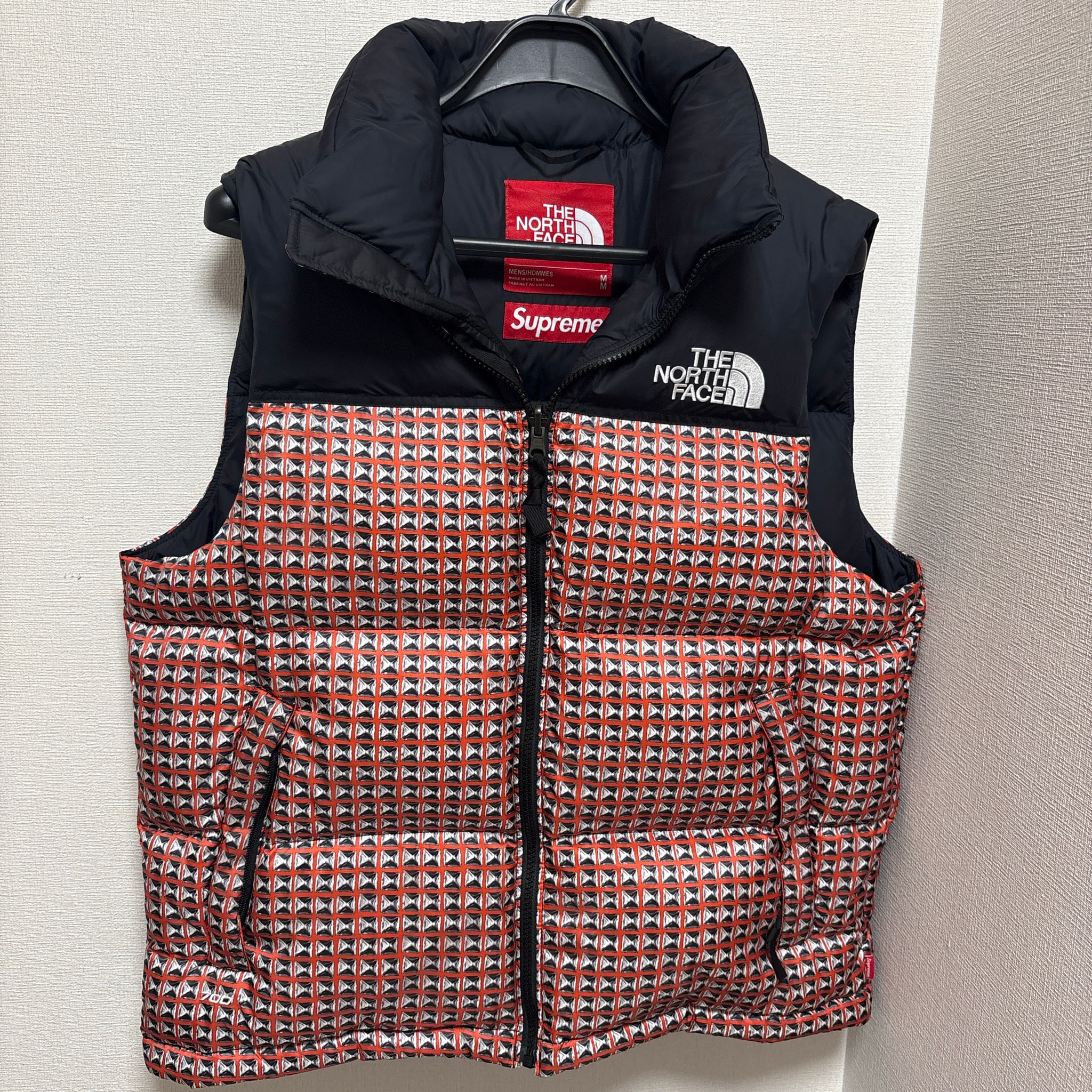 Supreme x The North Face Studded Nuptse Vest "Red"