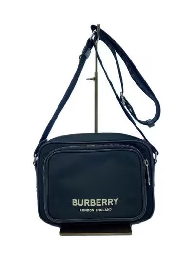 Burberry Logo Print Nylon Cross Body Bag "Black"