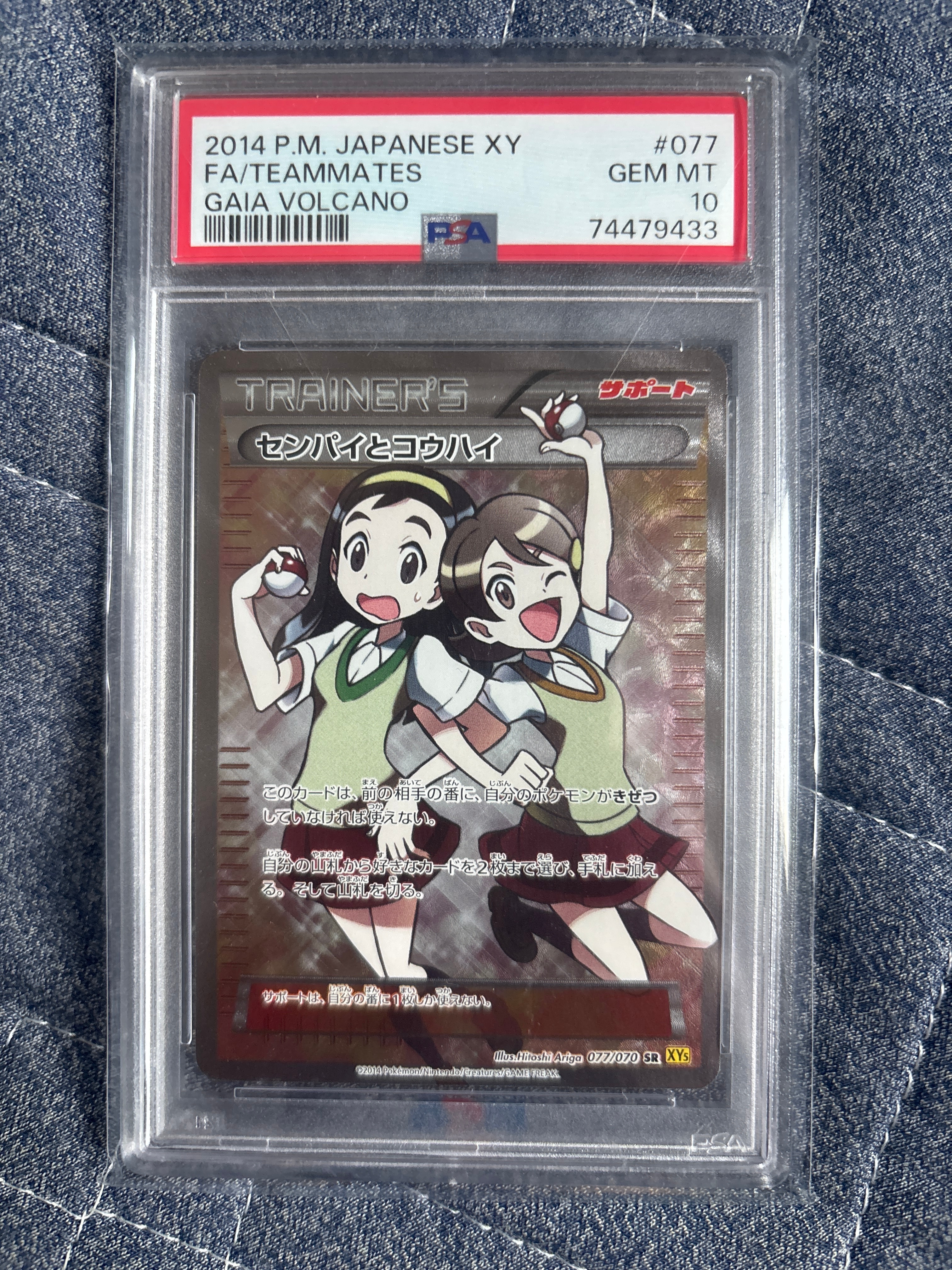 センパイとコウハイ SR :1ED [XY5-G 077/070](拡張パック「ガイア