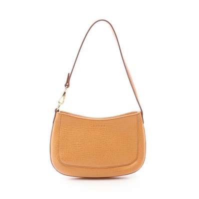ロエベ LOEWE ロゴ ミニ ハンドバッグ バッグ レザー レディース ブラウン系 【中古】