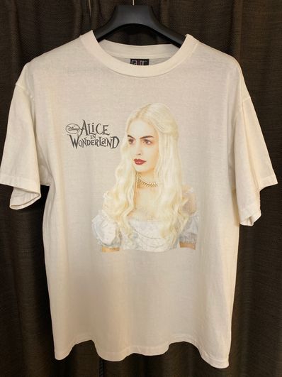 © SAINT Mxxxxxx x Disney Alice In Wonderland QN Short Sleeve T-shirt "White"