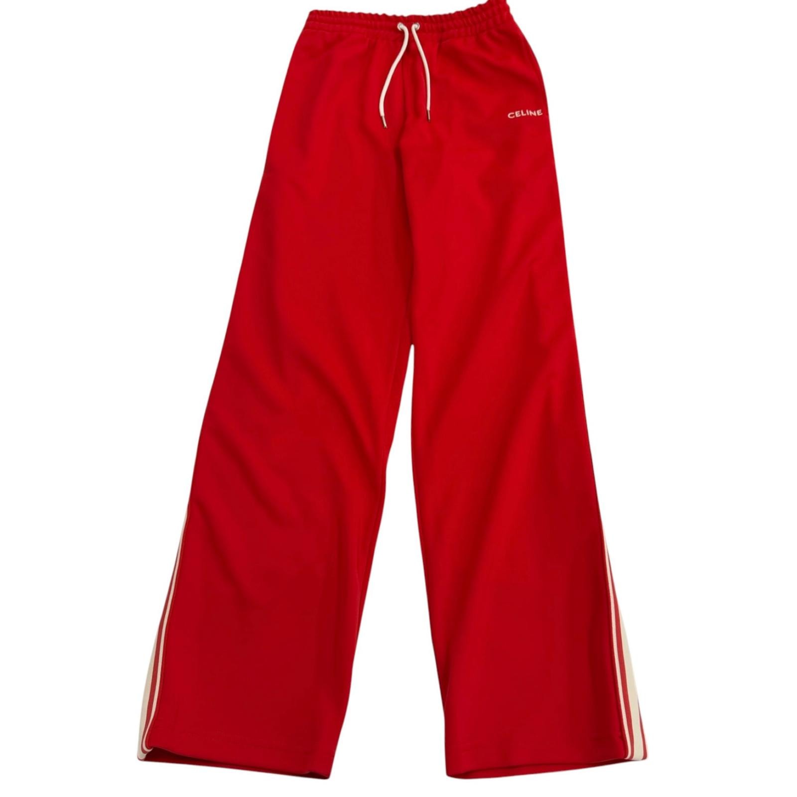 極美品 セリーヌ パンツ レッド メンズ XS 2Z412121O