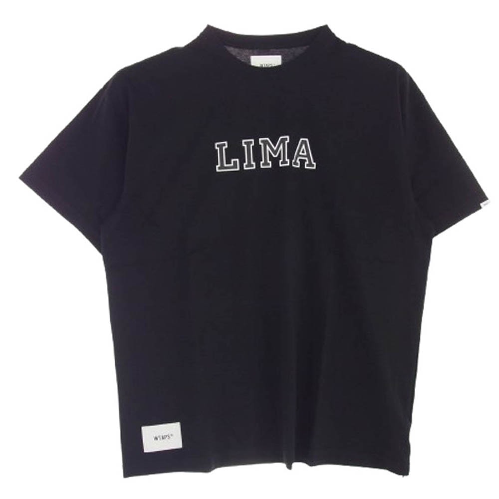 WTAPS ダブルタップス Tシャツ 24AW 242ATDT-CSM05 ACADEMY COTTON アカデミー コットン Tシャツ ブラック ブラック系 03【極上美品】【中古】