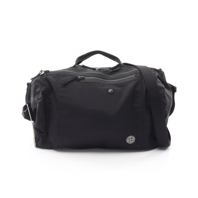 ストーンアイランド STONE ISLAND ロゴパッチ 2WAY ハンドバッグ バッグ ナイロン メンズ レディース ブラック系 L1S159200011S0251 【新品】