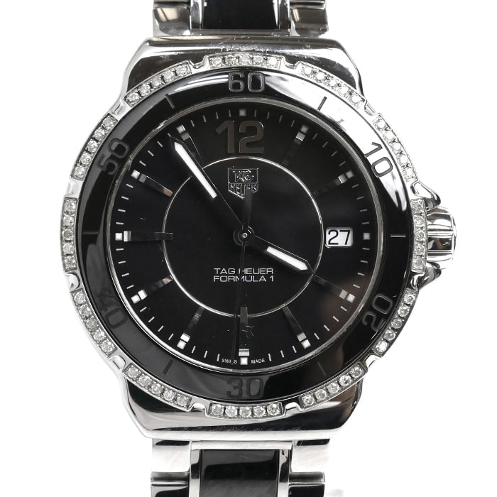 TAG HEUER タグホイヤー フォーミュラ 1 ダイヤモンド 腕時計 電池式 WAH1212.BA0859 レディース【中古】