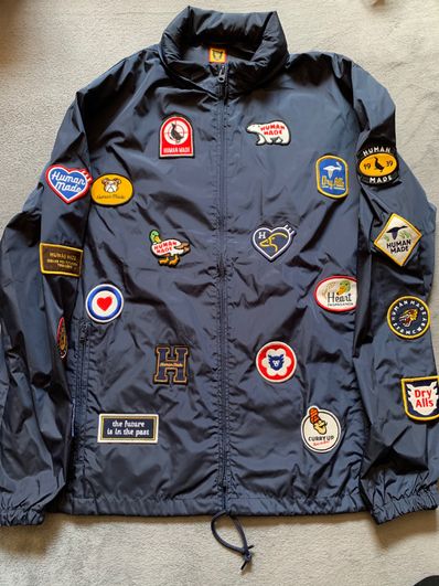 HUMAN MADE PATCH JACKET "Navy"