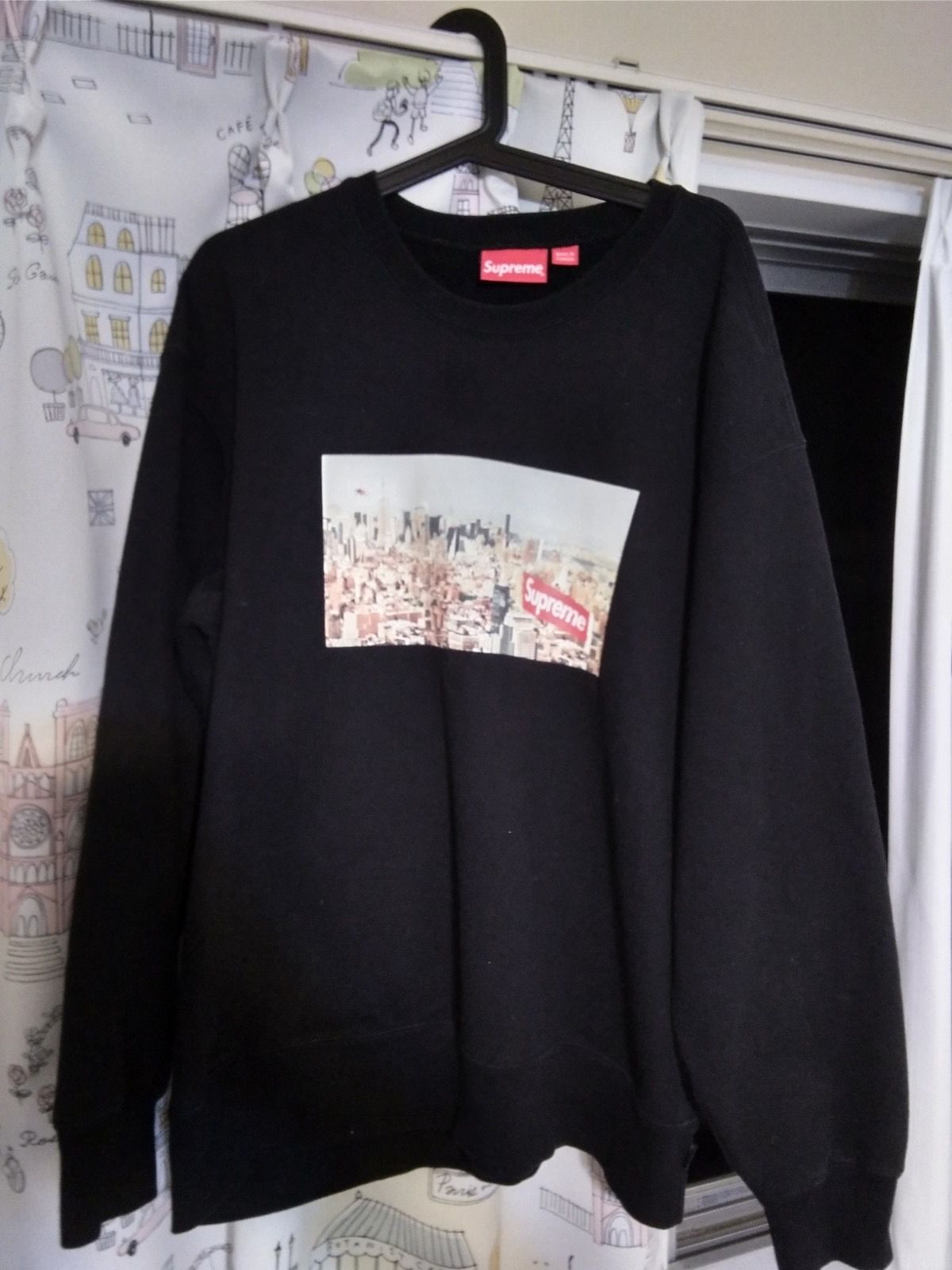 Supreme Aerial Crewneck "Black"