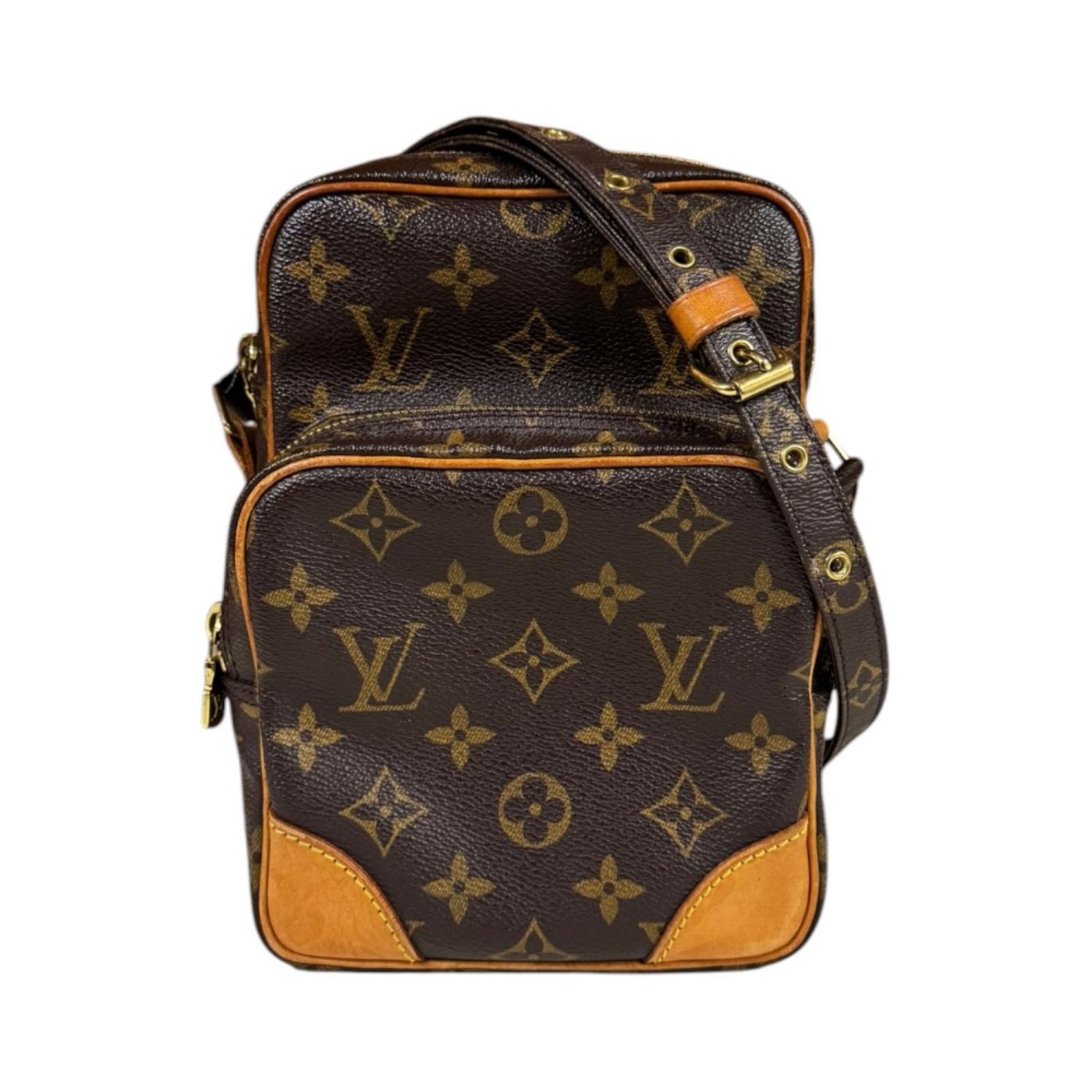 ルイヴィトン アマゾン モノグラム ショルダーバッグ モノグラムキャンバス M45236 ブラウン レディース LOUIS VUITTON 中古
