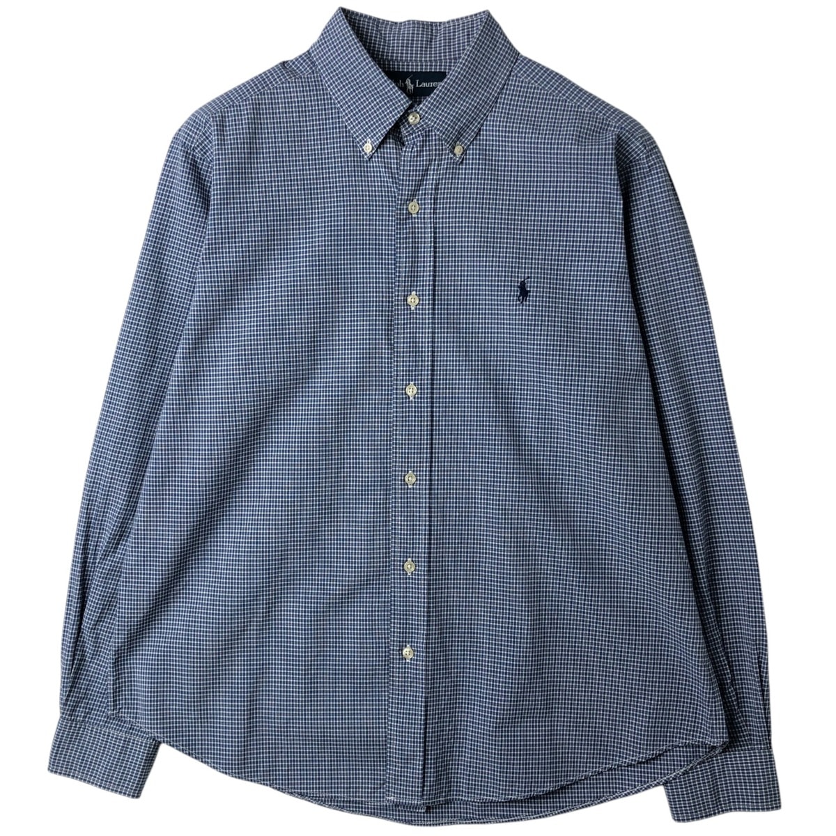 古着 ラルフローレン Ralph Lauren 長袖 ボタンダウンチェックシャツ メンズL相当/eaa614274