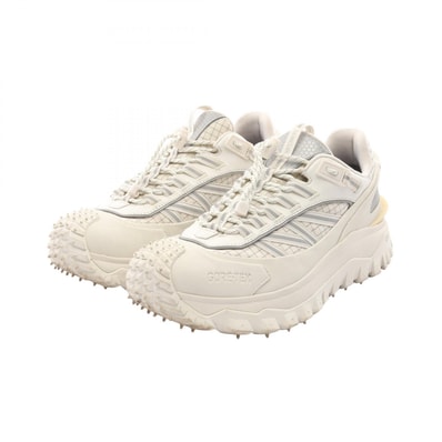 モンクレール MONCLER Trailgrip GTX スニーカー 靴 レザー ファブリック メンズ ホワイト系 【中古】