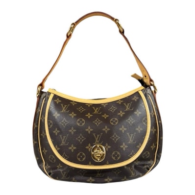 ルイヴィトン トゥラムPM モノグラム ショルダーバッグ モノグラムキャンバス M40076 ブラウン レディース LOUIS VUITTON 中古