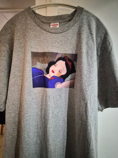 Supreme Snow White Tee "Heather Grey"
