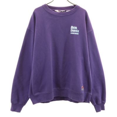 BEN DAVIS ベンデイビス 長袖 トレーナー L パープル