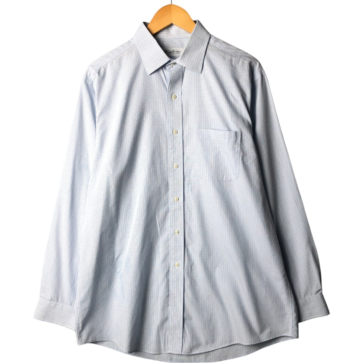 古着 ブルックスブラザーズ Brooks Brothers ESTABLISHED 1818 長袖 コットンチェックシャツ メンズL相当/eaa566938