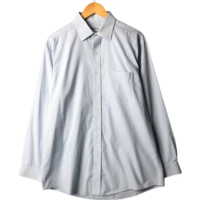 古着 ブルックスブラザーズ Brooks Brothers ESTABLISHED 1818 長袖 コットンチェックシャツ メンズL相当/eaa566938
