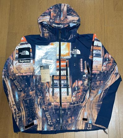 Supreme x The North Face Taped Seam Shell Jacket "Times square" NP52207I x NF0A82RK