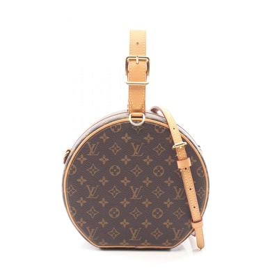 ルイ・ヴィトン LOUIS VUITTON プティット ボワット シャポー モノグラム 2WAY ハンドバッグ バッグ PVCコーティングキャンバス レザー モノグラム レディース ブラウン系 M43514 【中古】