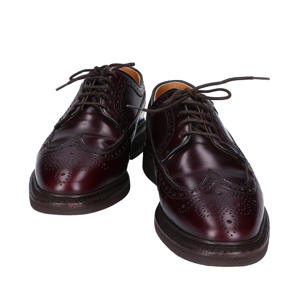 バーウィック 5278ROVI 261ラスト グッドイヤーウェルト ウイングチップレザーシューズ 6 1/2