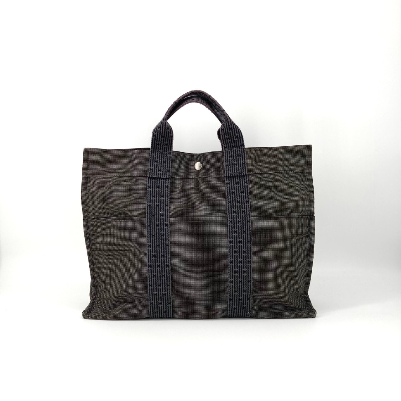 HERMES(エルメス) エールラインMM トートバッグ グレー