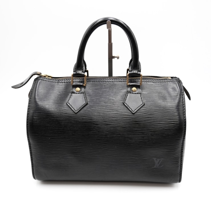 LOUIS VUITTON(ルイ・ヴィトン)スピーディ25 ヴィンテージ ハンドバッグ ミニボストンバッグ エピレザー ノワール ブラック 黒 ゴールド金具 レディース VI0974 【中古】