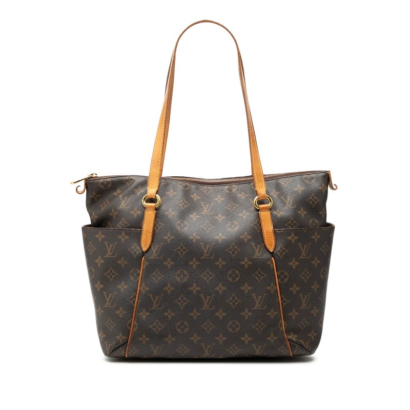ルイ ヴィトン モノグラム トータリーMM トートバッグ ショルダーバッグ M56689 ブラウン PVC レザー レディース LOUIS VUITTON 【中古】