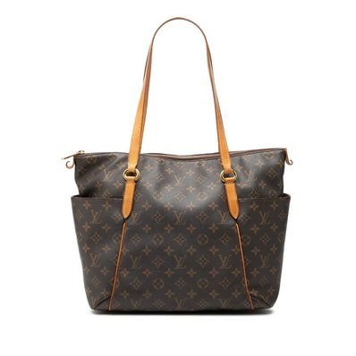 ルイ ヴィトン モノグラム トータリーMM トートバッグ ショルダーバッグ M56689 ブラウン PVC レザー レディース LOUIS VUITTON 【中古】