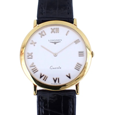 K18YG LONGINES ロンジン クラシック クォーツ メンズ 腕時計