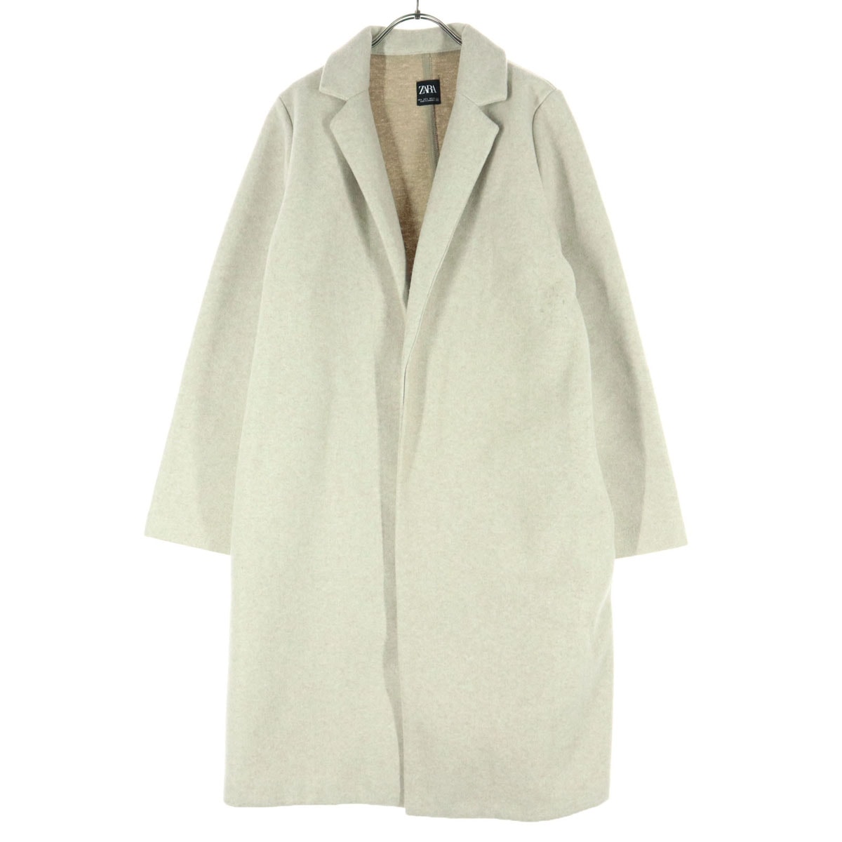 ZARA ザラ 長袖 ロングコート L ベージュ