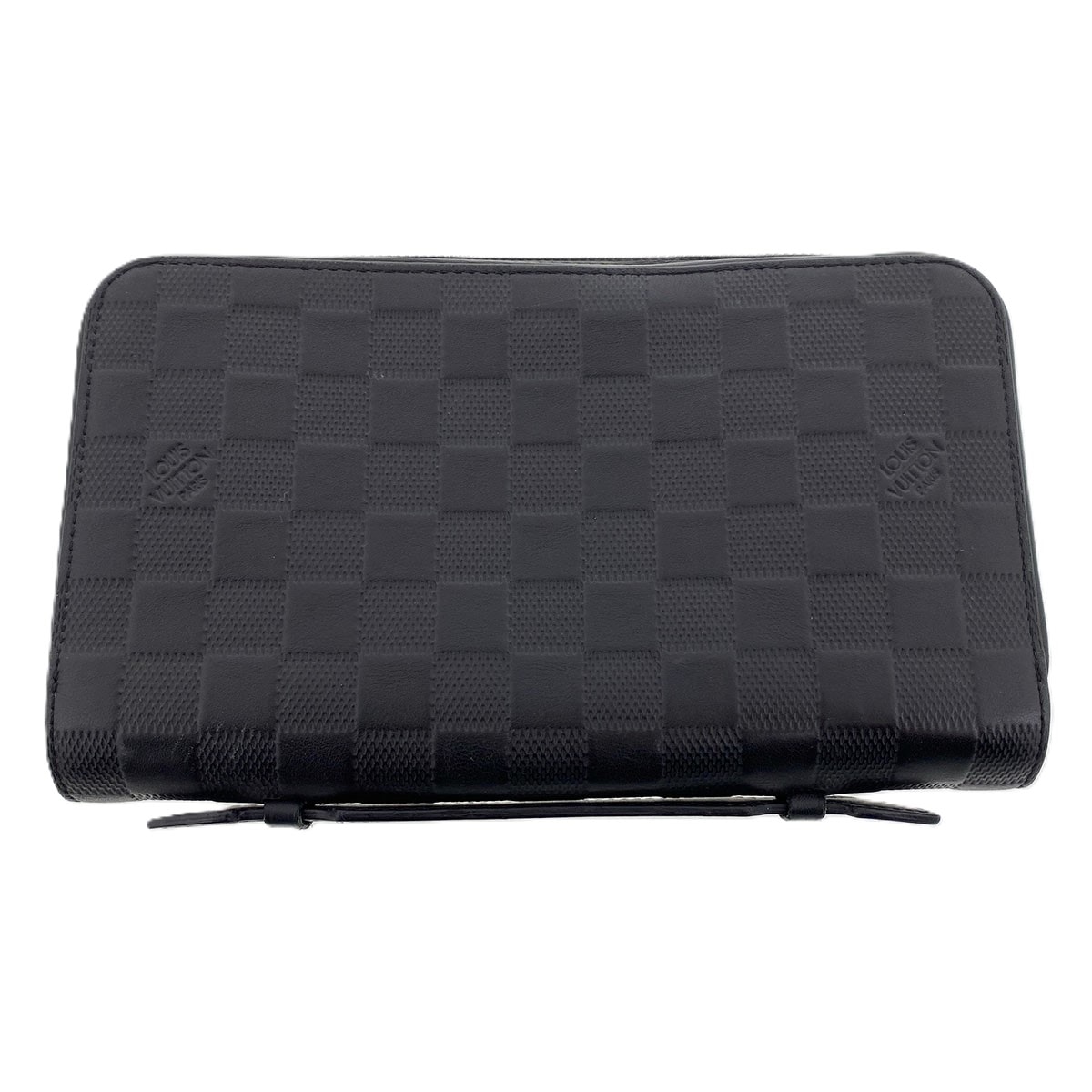 LOUIS VUITTON ルイ・ヴィトン ジッピーXL 長財布 N61254 ダミエアンフィニ ブラック  メンズ【中古】