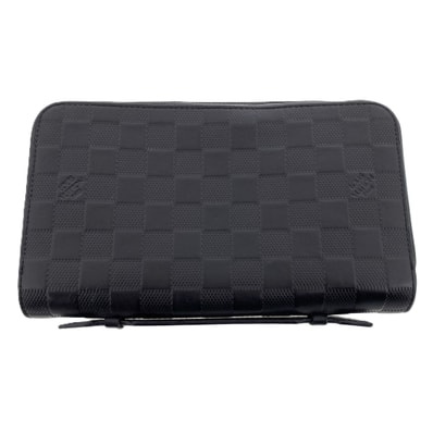 LOUIS VUITTON ルイ・ヴィトン ジッピーXL 長財布 N61254 ダミエアンフィニ ブラック メンズ【中古】