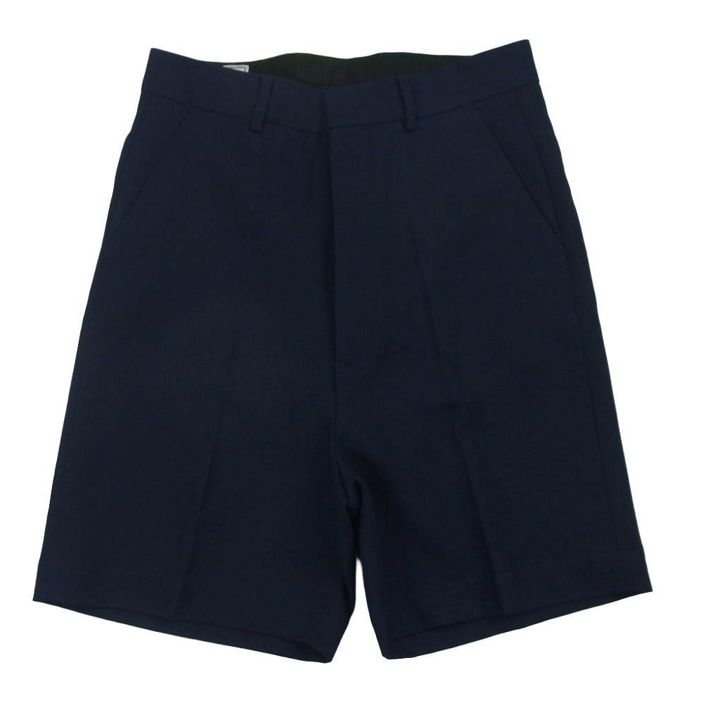 AMI PARIS アミパリス AMI ALEXANDRE MATTIUSSI アミ アレクサンドル マテュッシ ウール ショーツ ハーフ パンツ ダークネイビー系 36【中古】