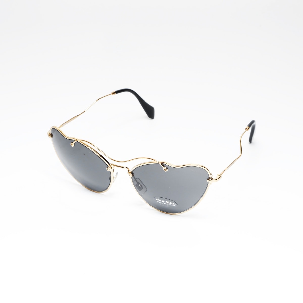 ミュウミュウ　ハートサングラス 関税込】MiuMiu ダブルハートサングラス MU01SS 4カラー♪ (MiuMiu