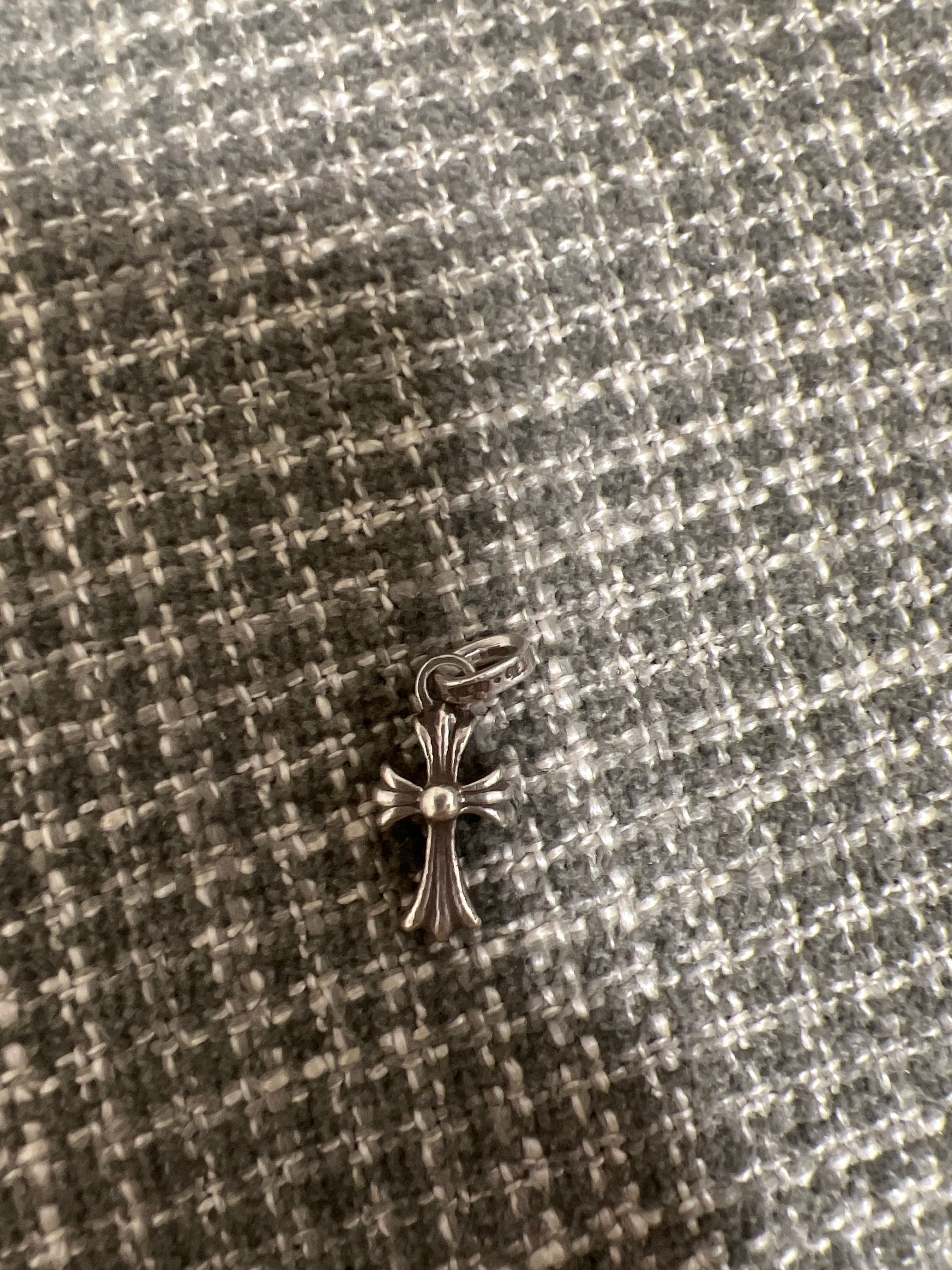 Chrome Hearts CH Cross Baby Fat Charm "Silver"