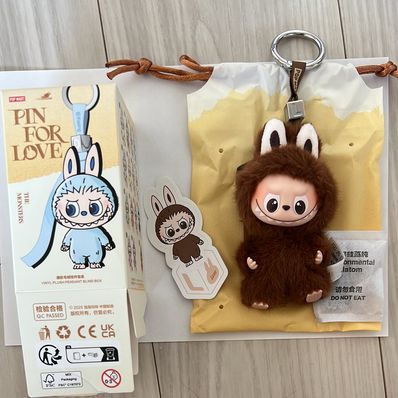 POP MART THE MONSTERS (LABUBU) Pin for Love Series-Vinyl Plush Pendant (A-M) L