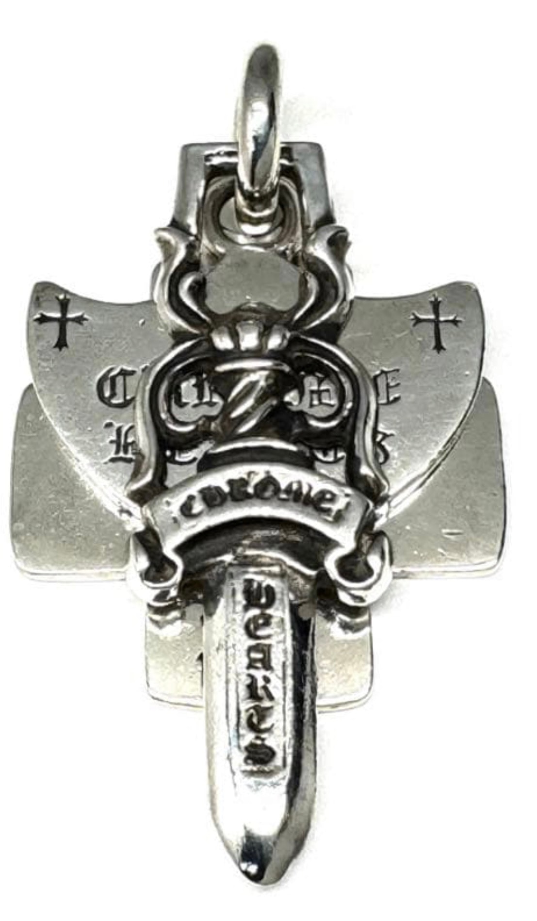 Chrome Hearts 3 Trinkets Pendant "Silver"
