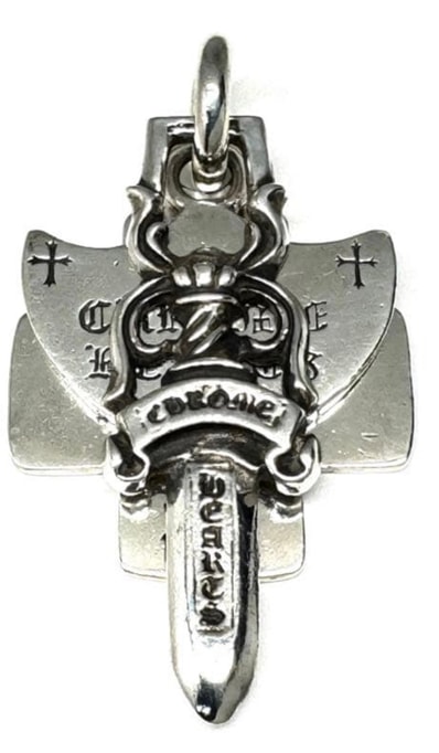 Chrome Hearts 3 Trinkets Pendant "Silver"