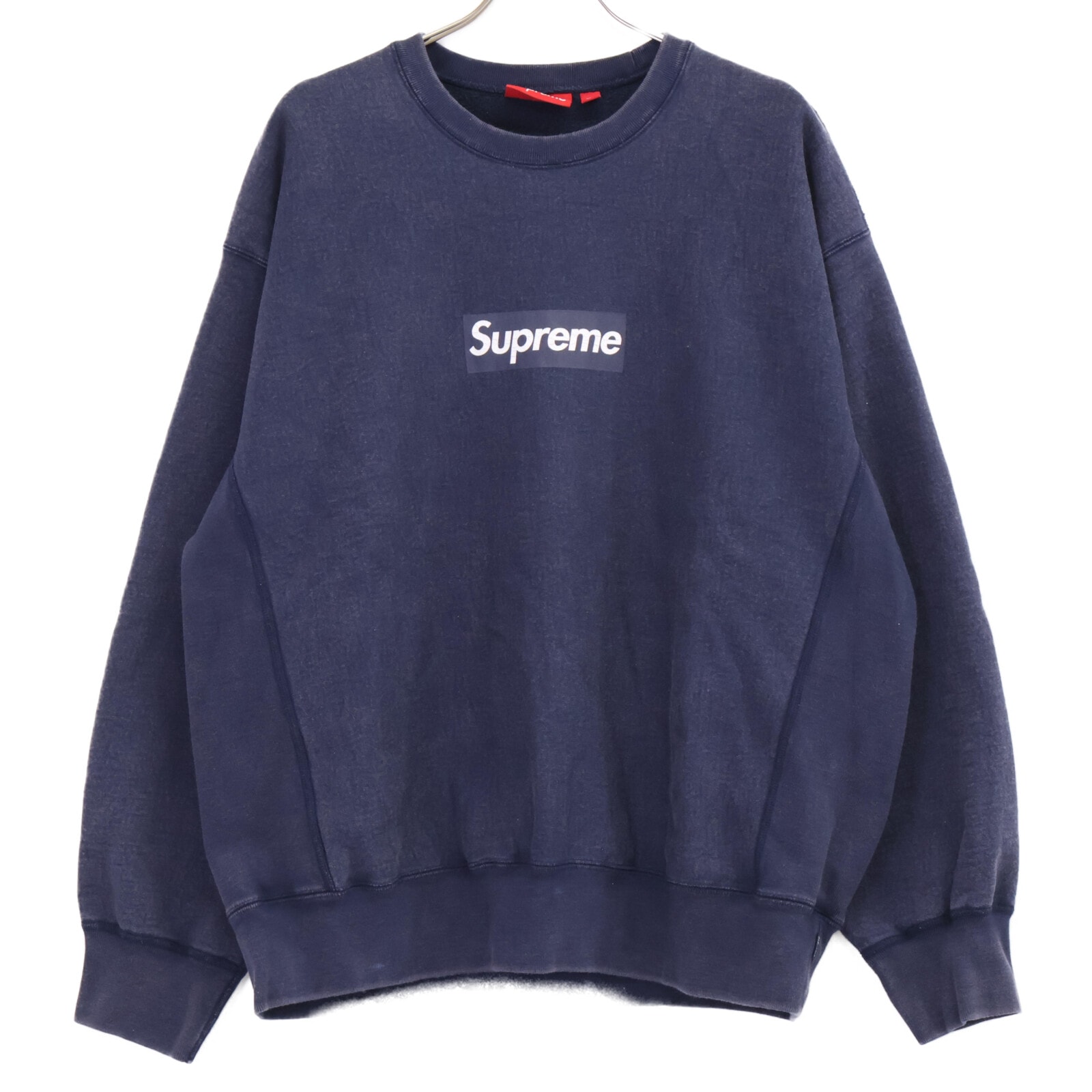 シュプリーム 【国内正規/25SS】Washed Box Logo Crewneck ウォッシュドボックス ロゴ クルーネック スウェットシャツ/ L